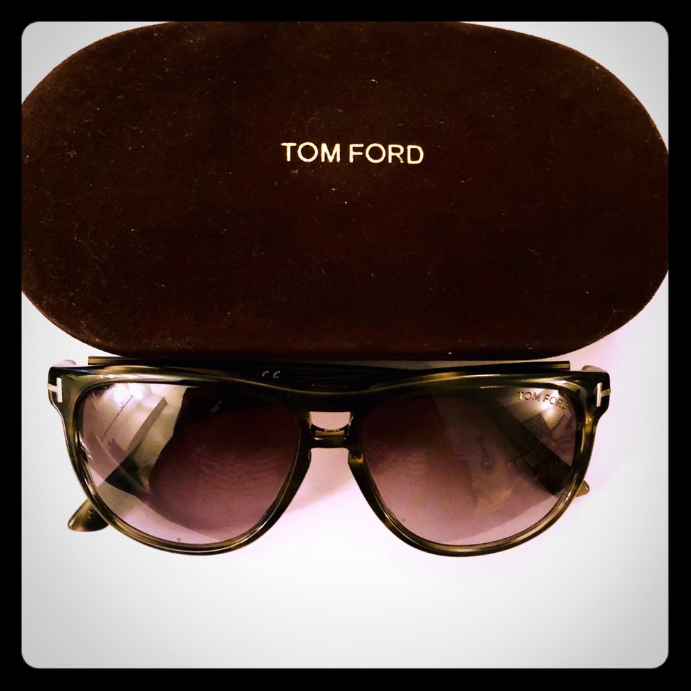 Authentic Tom Ford Lennon Acetate Oval Sunglasses